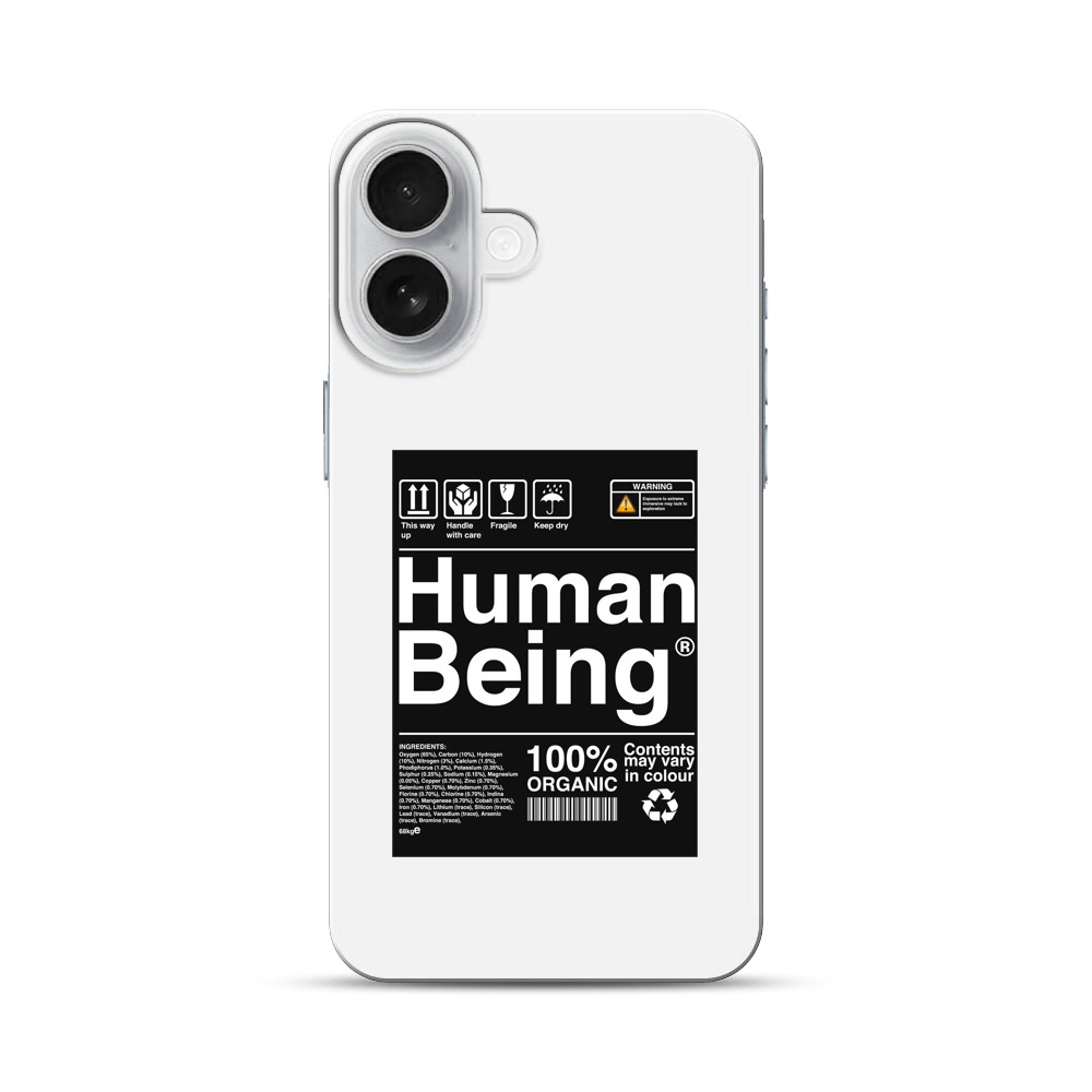 人間 iPhone 17オリジナルハードケース