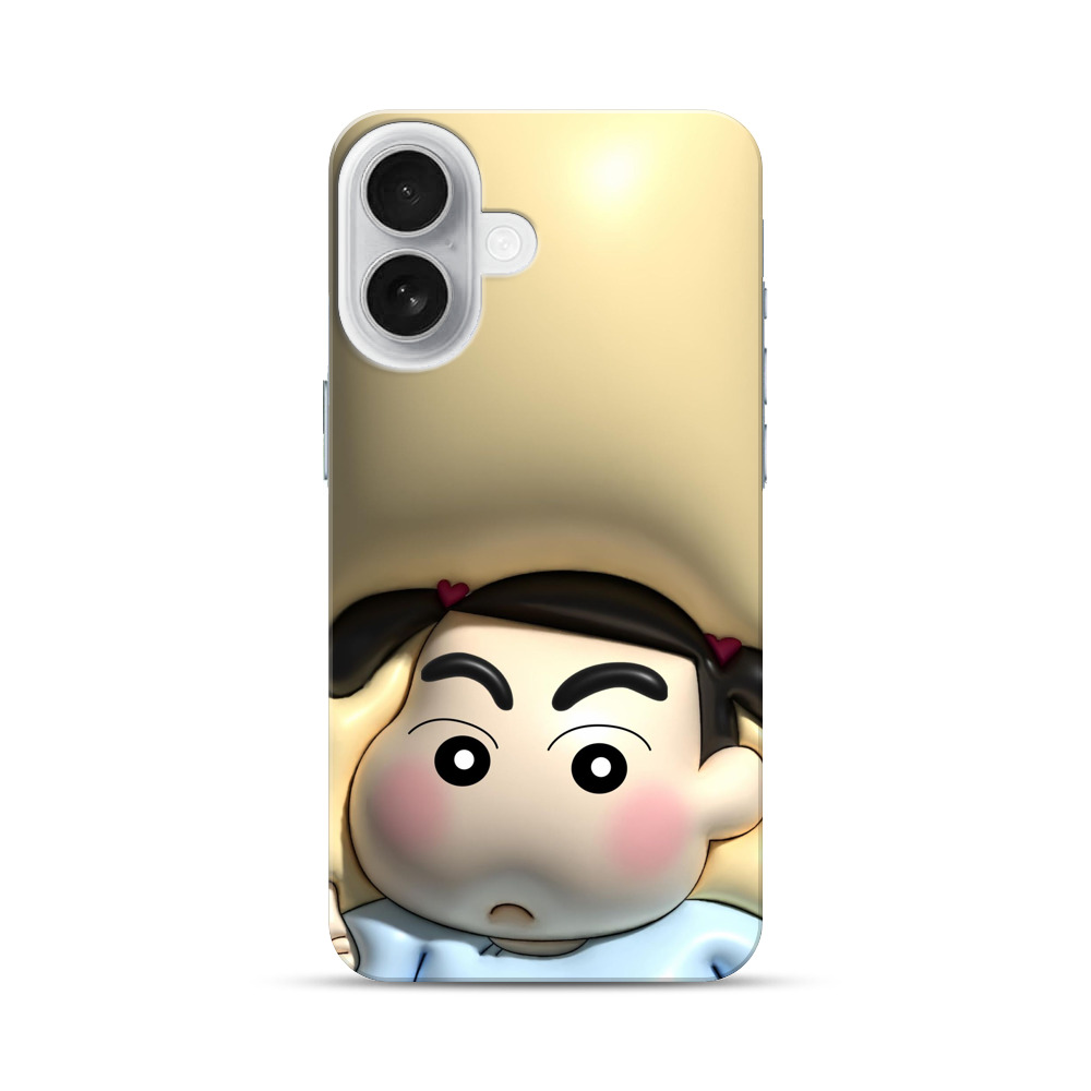 お茶目な女の子 iPhone 17オリジナルハードケース