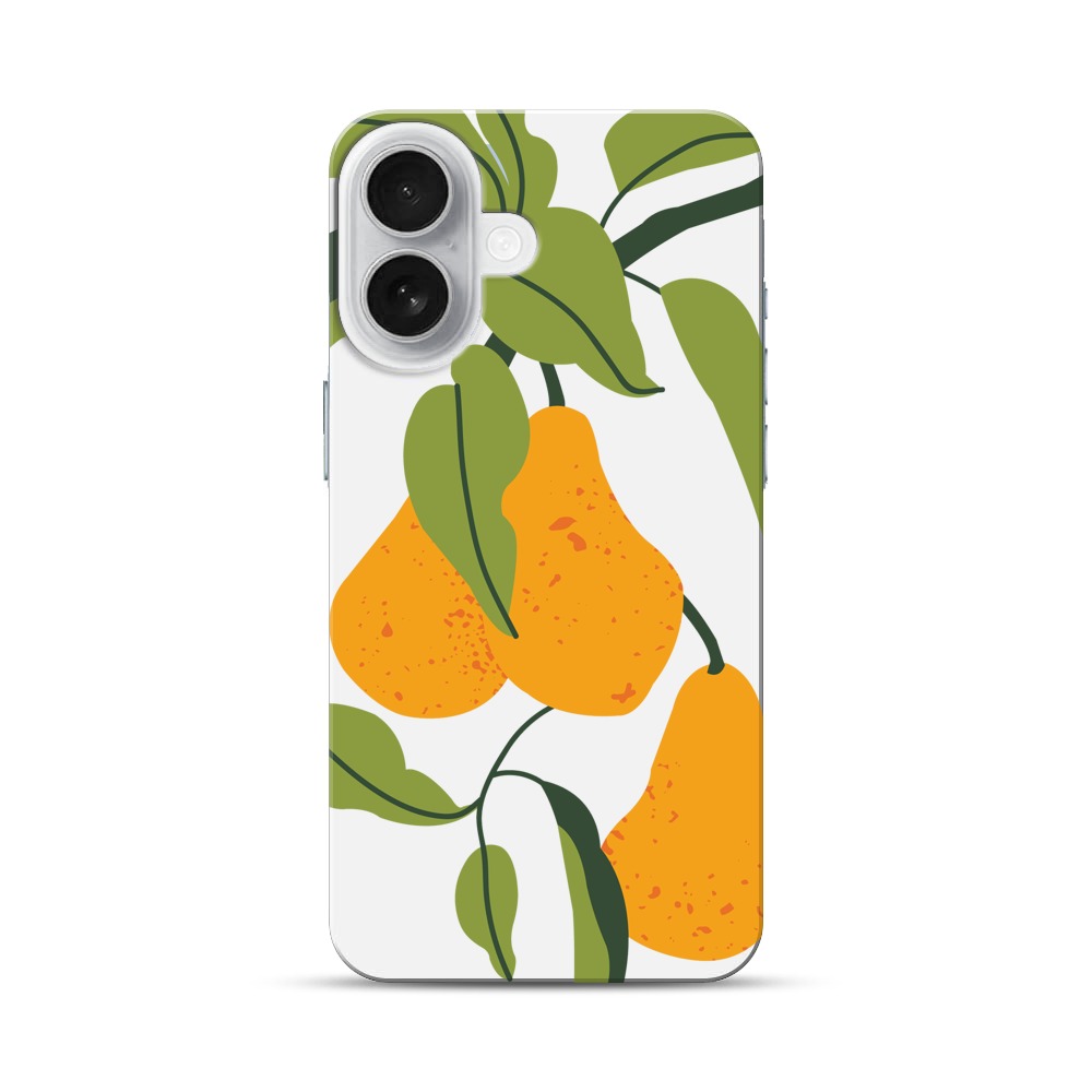 オレンジの洋梨 iPhone 17オリジナルハードケース