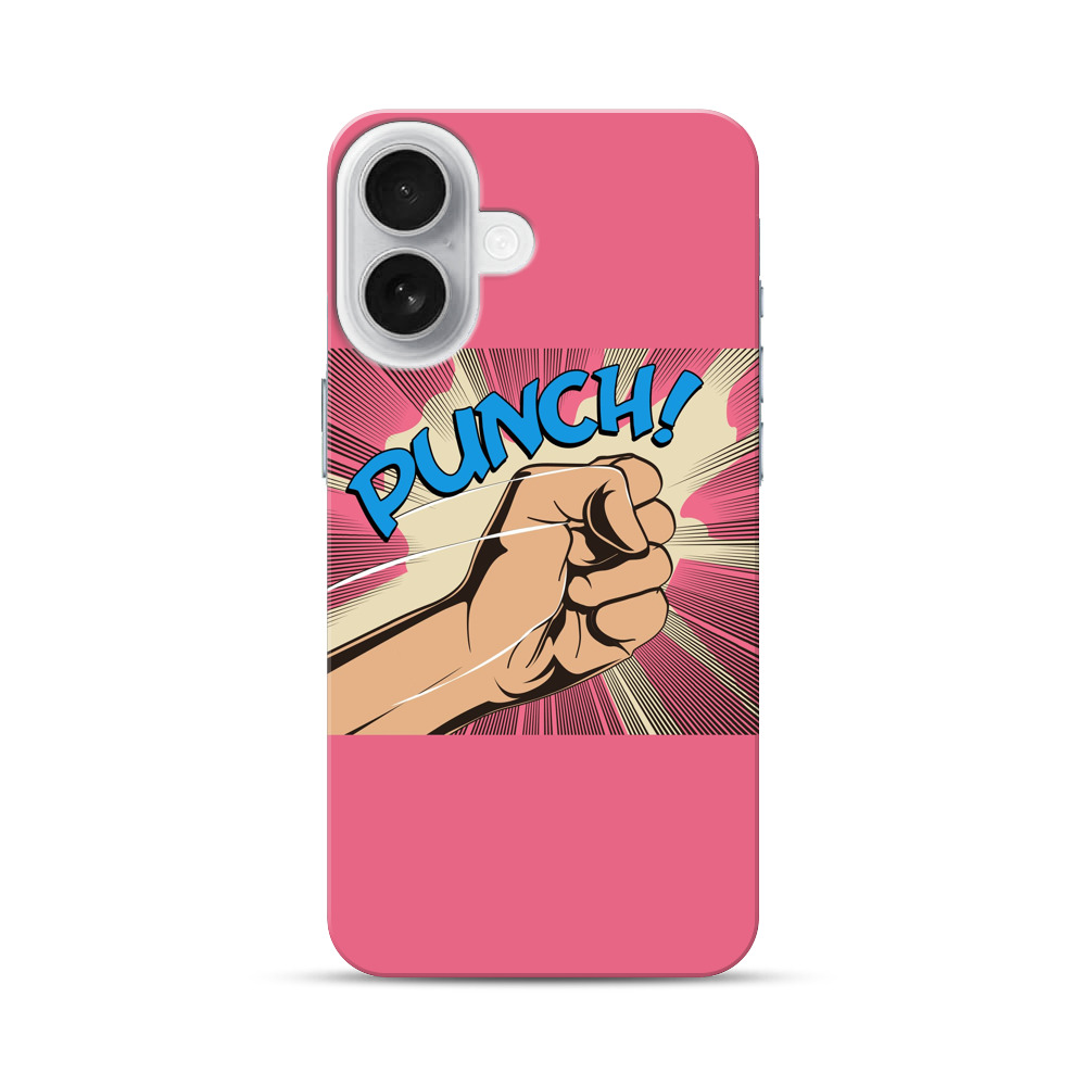 パンチをする拳 iPhone 17オリジナルハードケース