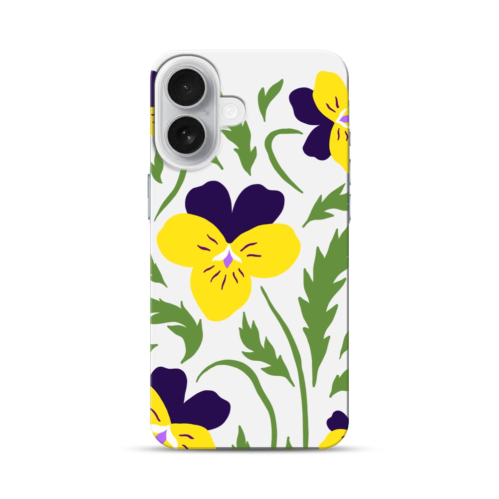 パンジーの花 iPhone 17オリジナルハードケース