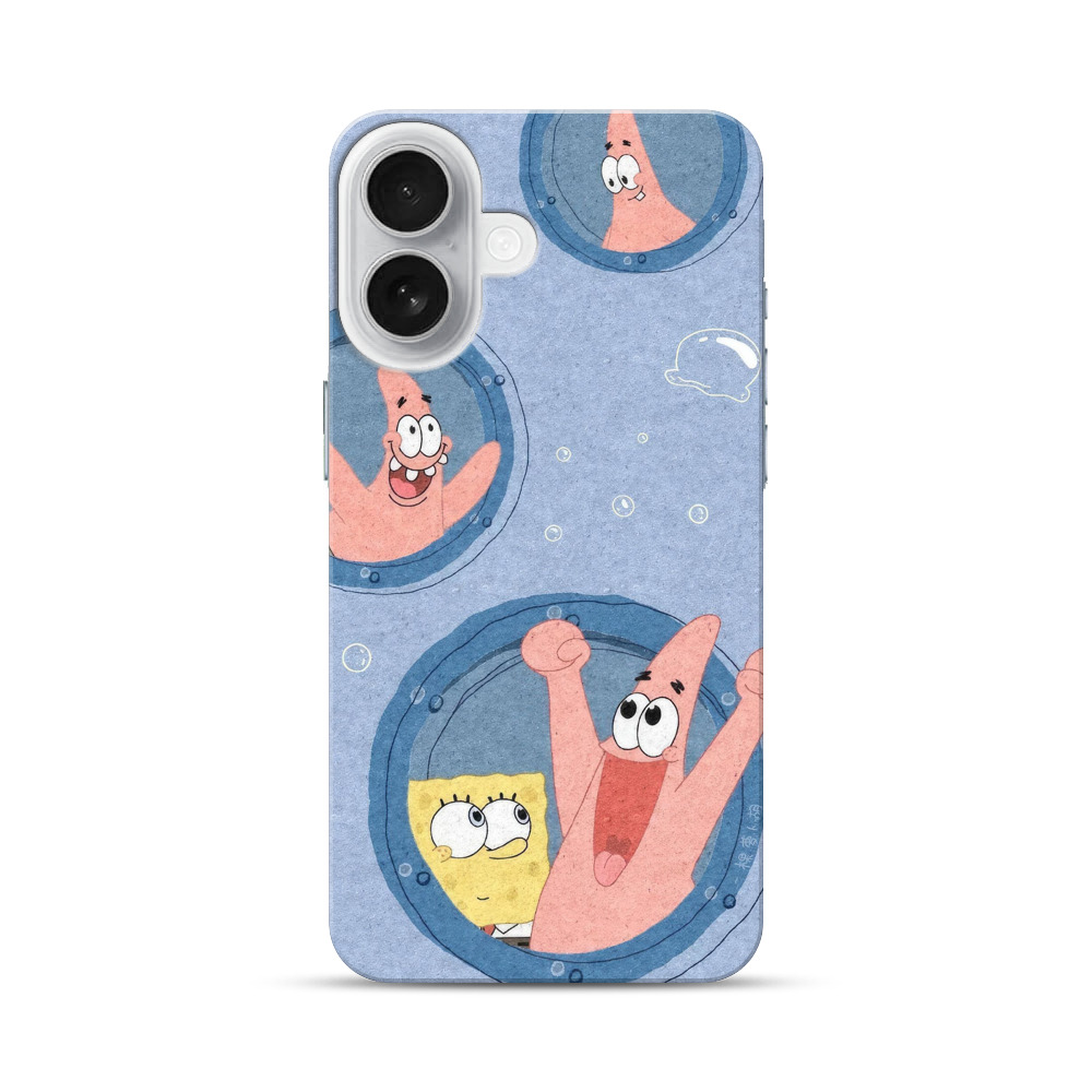 楽しそうなパトリック iPhone 17オリジナルハードケース