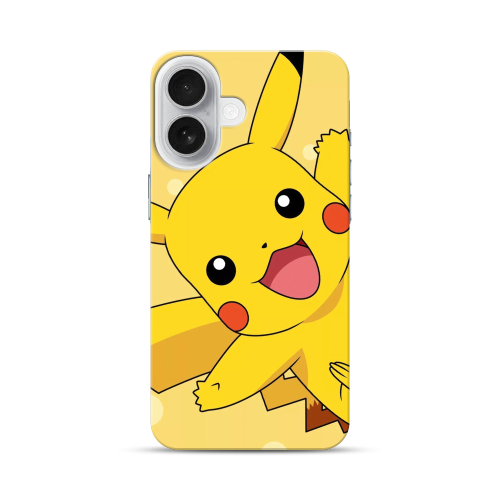 元気なピカチュウ iPhone 17オリジナルハードケース