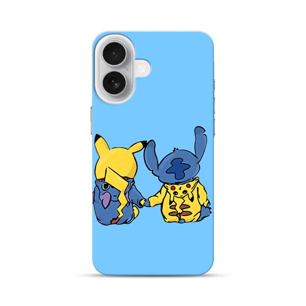 ピカチュウとスティッチ iPhone 17オリジナルハードケース