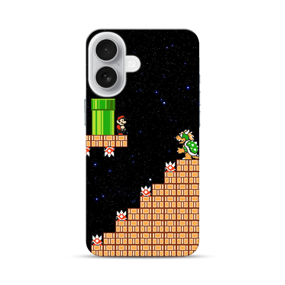 マリオvsクッパの対決 iPhone 17オリジナルハードケース