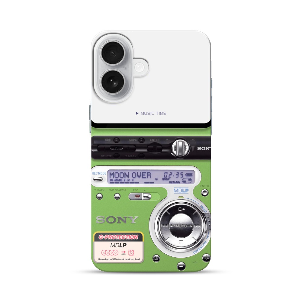 レトロカセットウォークマン iPhone 17オリジナルハードケース