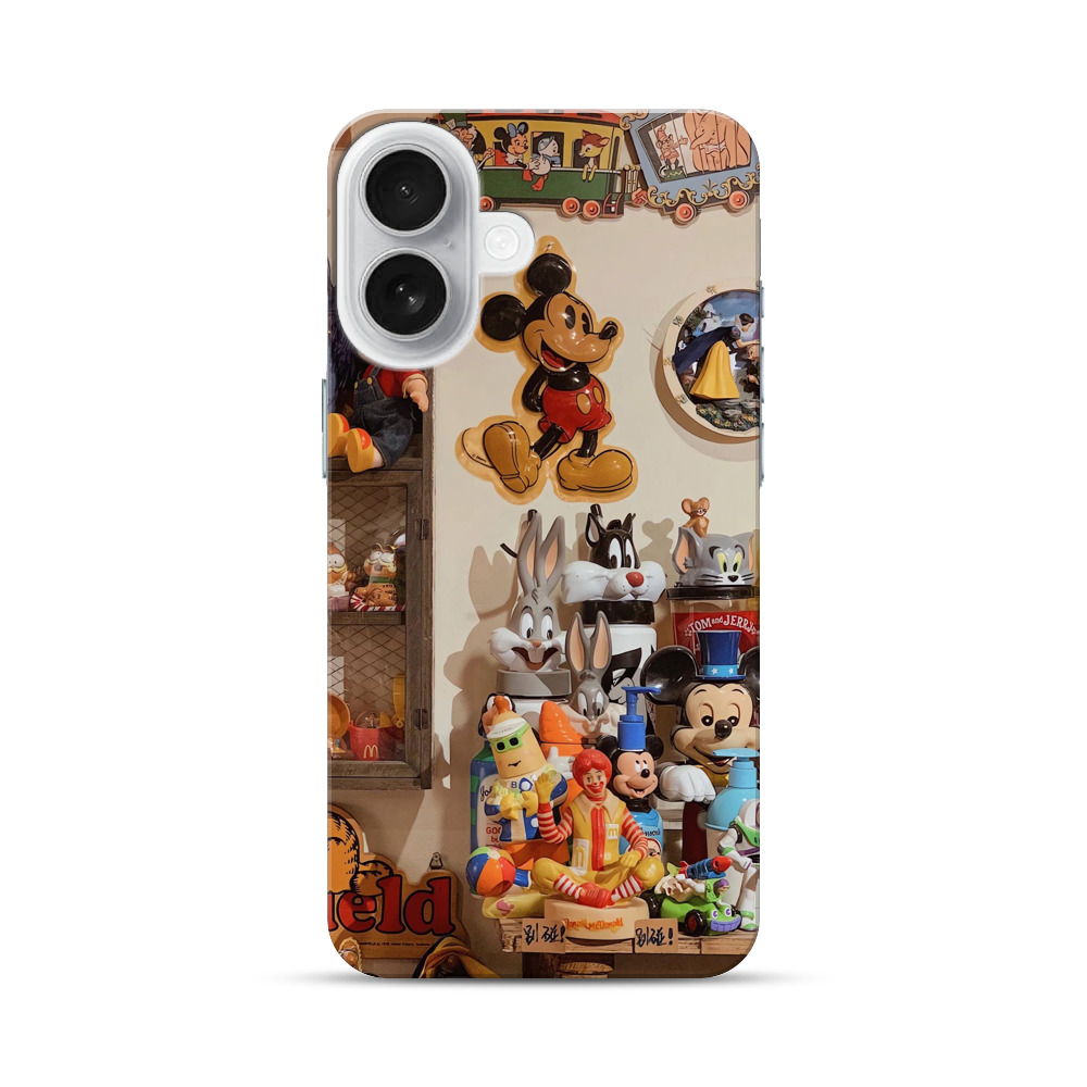 レトロポップキャラクター iPhone 17オリジナルハードケース