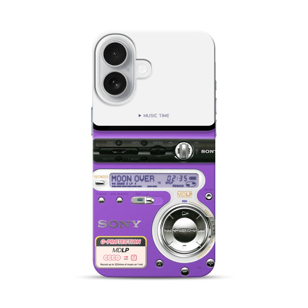 レトロなソニーウォークマン iPhone 17オリジナルハードケース
