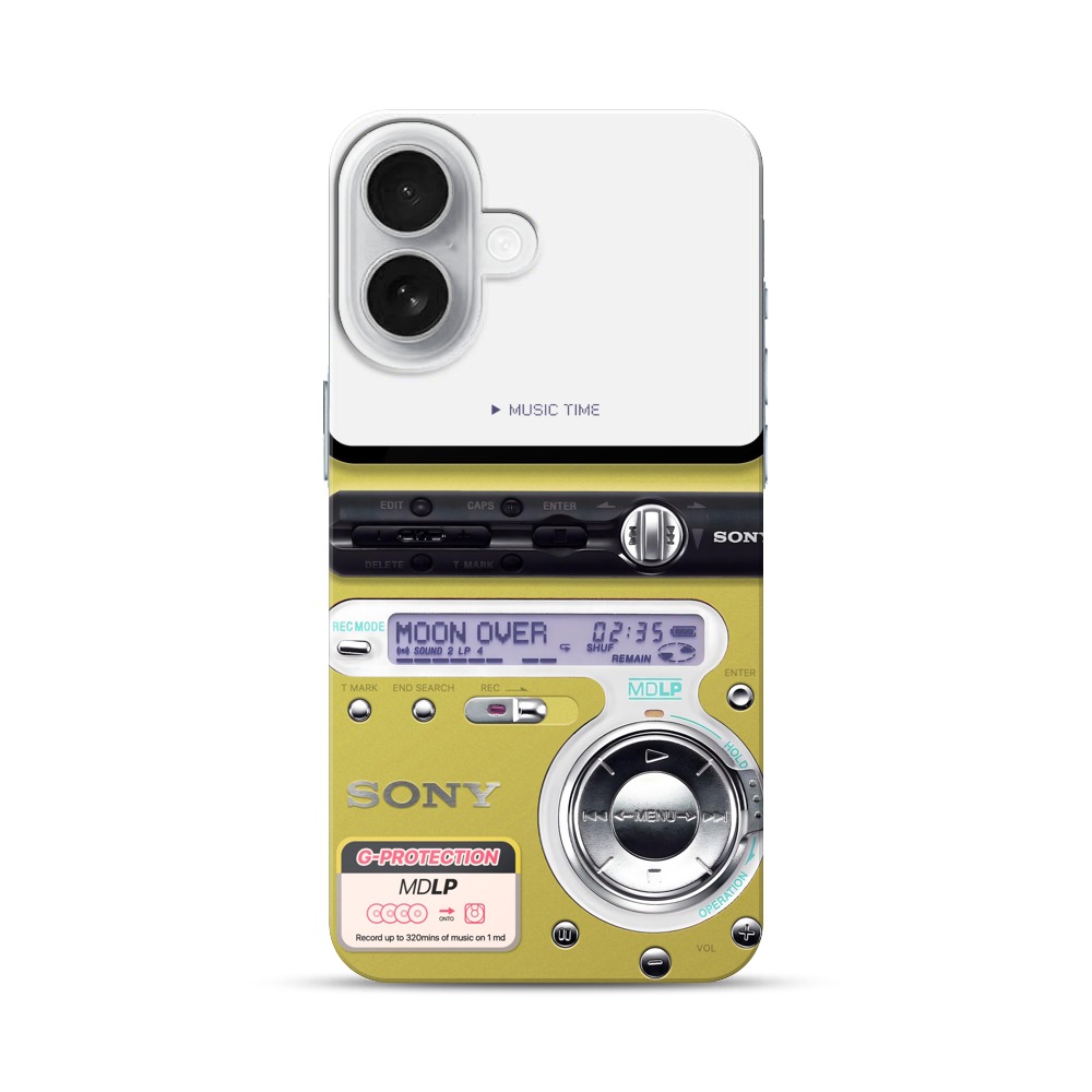 ソニーMDプレーヤー iPhone 17オリジナルハードケース