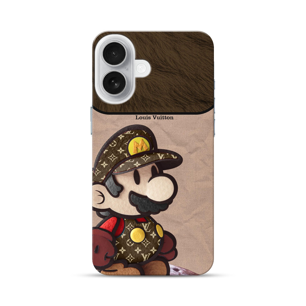 ルイヴィトン柄マリオ iPhone 17オリジナルハードケース