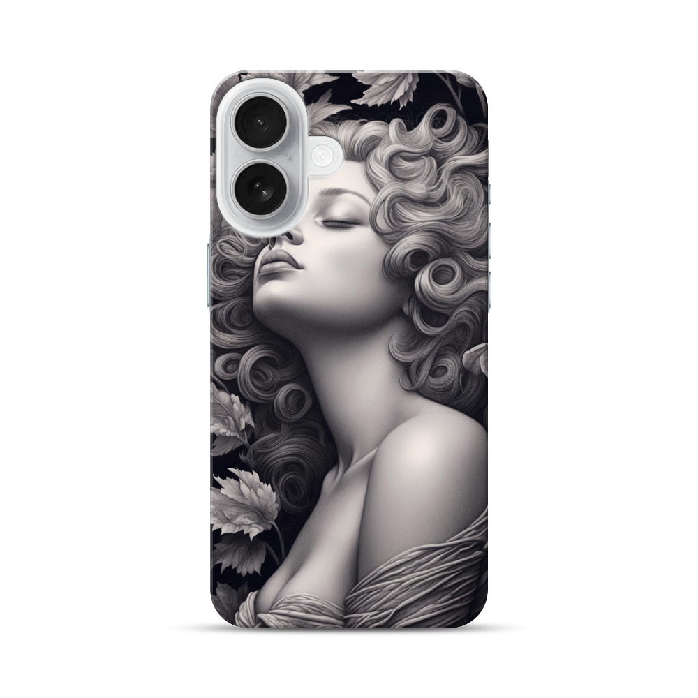 繊細幻想的な女性 iPhone 17オリジナルハードケース