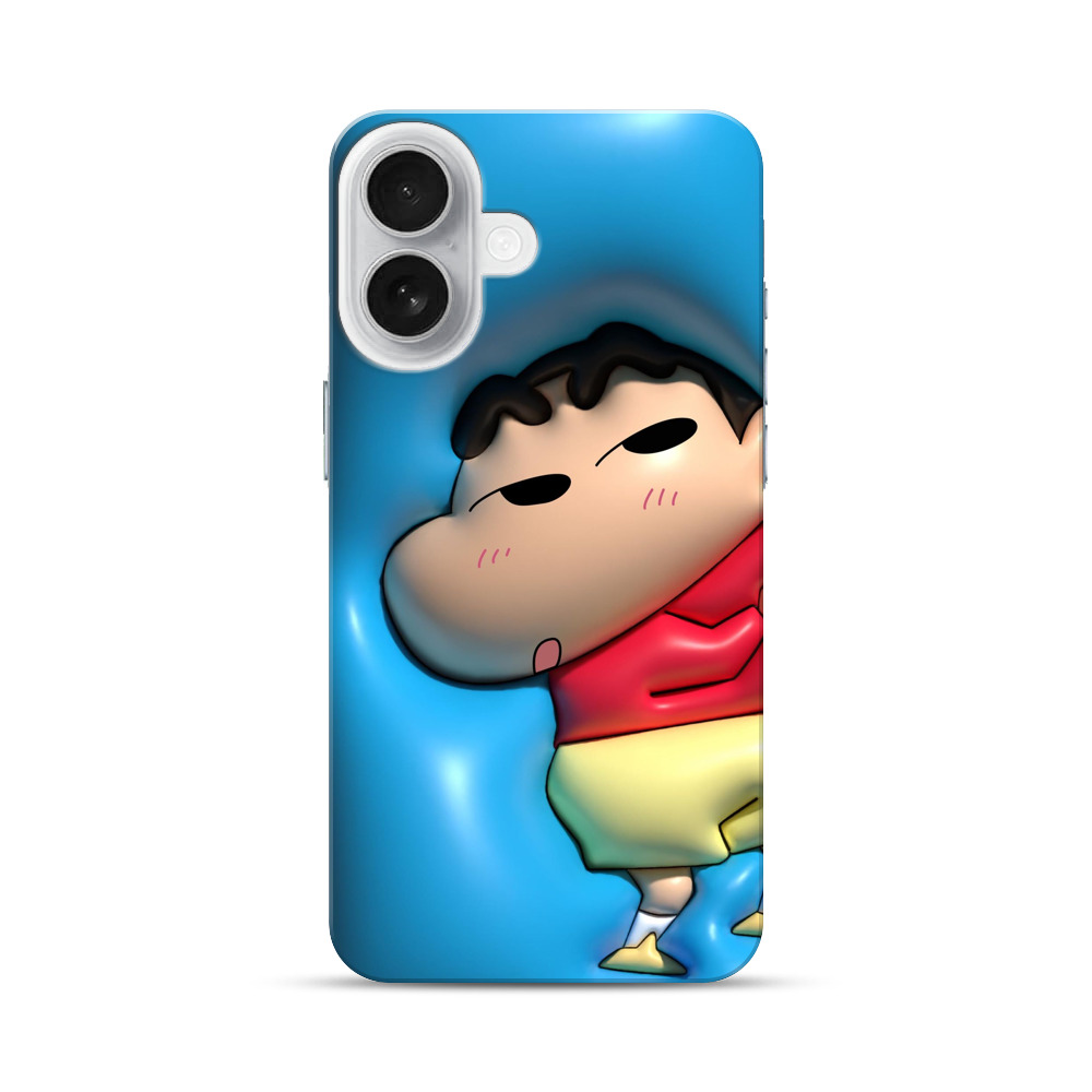 しんちゃんのいたずら顔 iPhone 17オリジナルハードケース