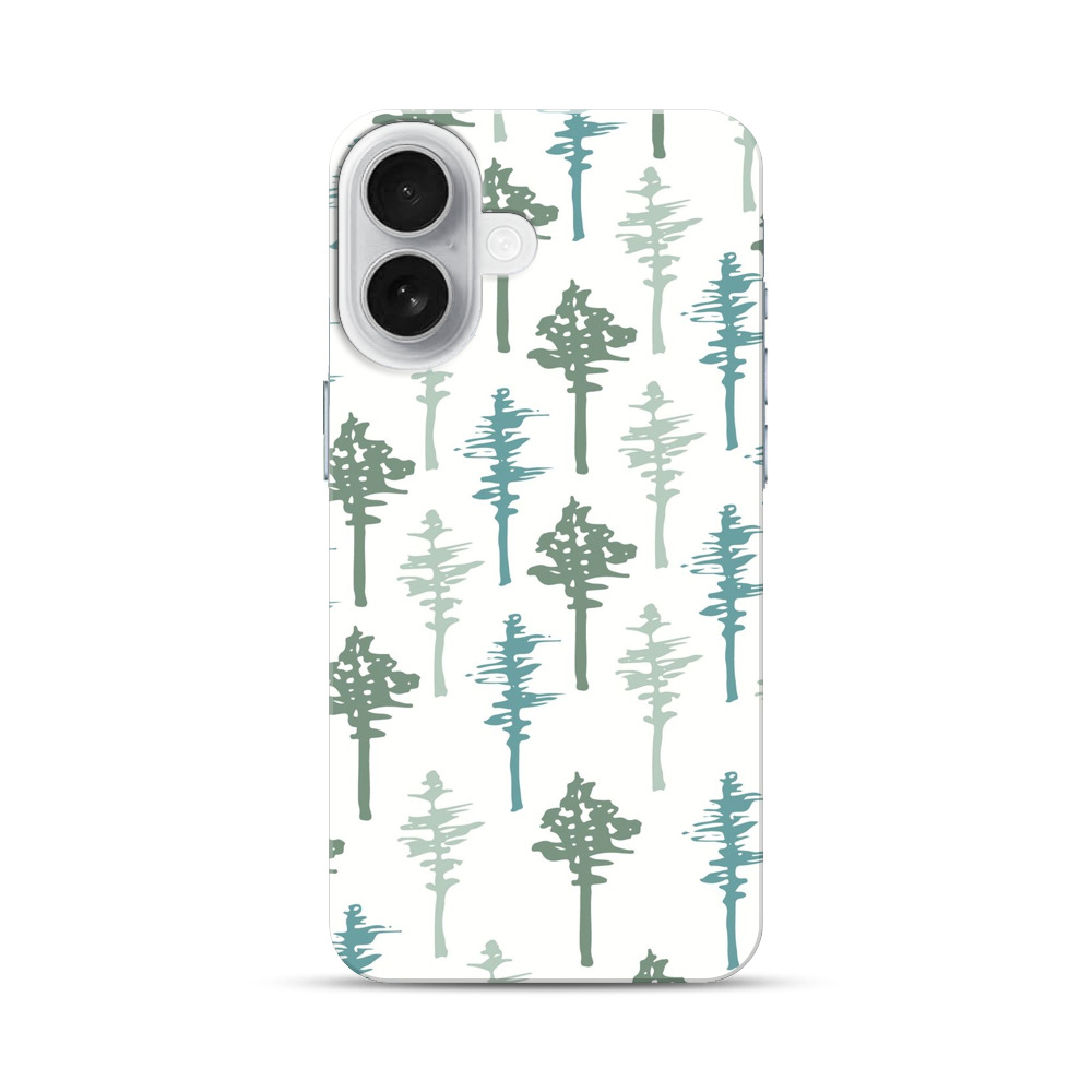 シンプルな木柄のパターン iPhone 17オリジナルハードケース