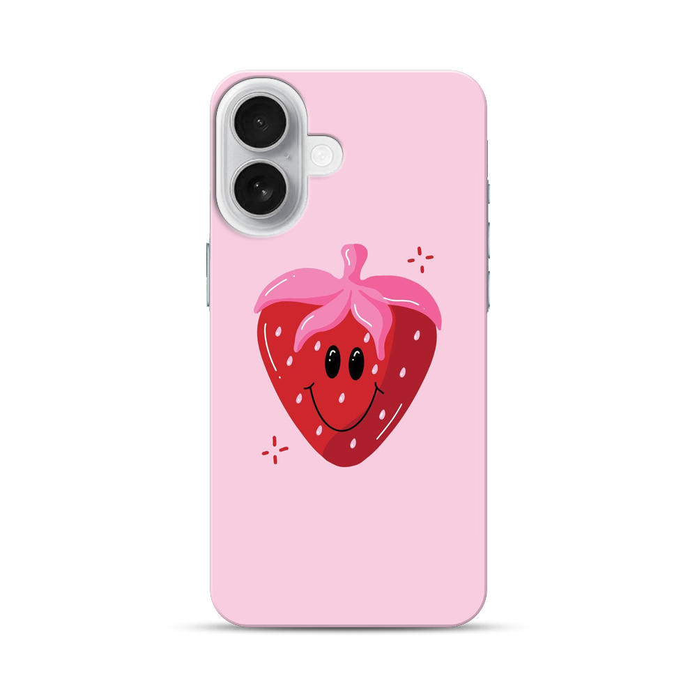 スマイリーストロベリー iPhone 17オリジナルハードケース