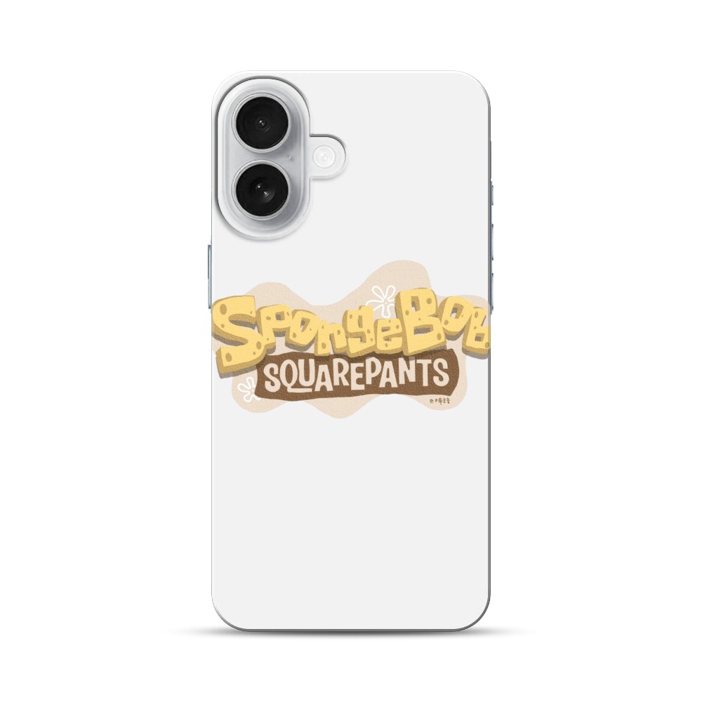 スポンジボブロゴデザイン iPhone 17オリジナルハードケース