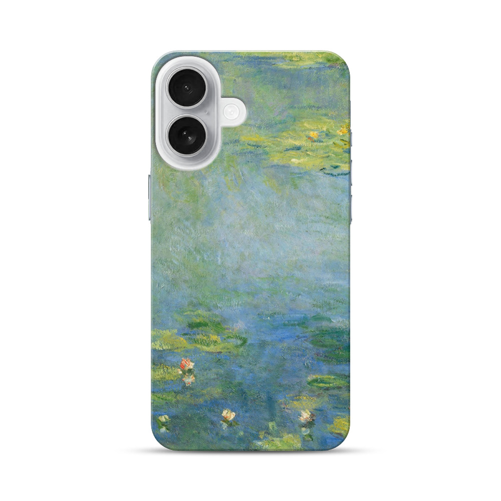 睡蓮の水面アート iPhone 17オリジナルハードケース