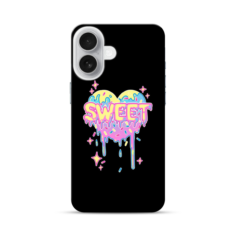 スイートハートの溶けるイラスト iPhone 17オリジナルハードケース