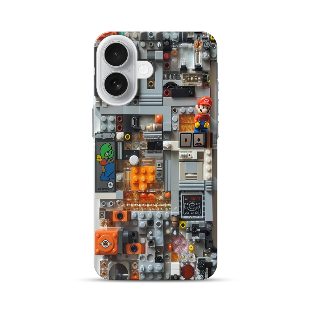 スーパーマリオレゴ iPhone 17オリジナルハードケース