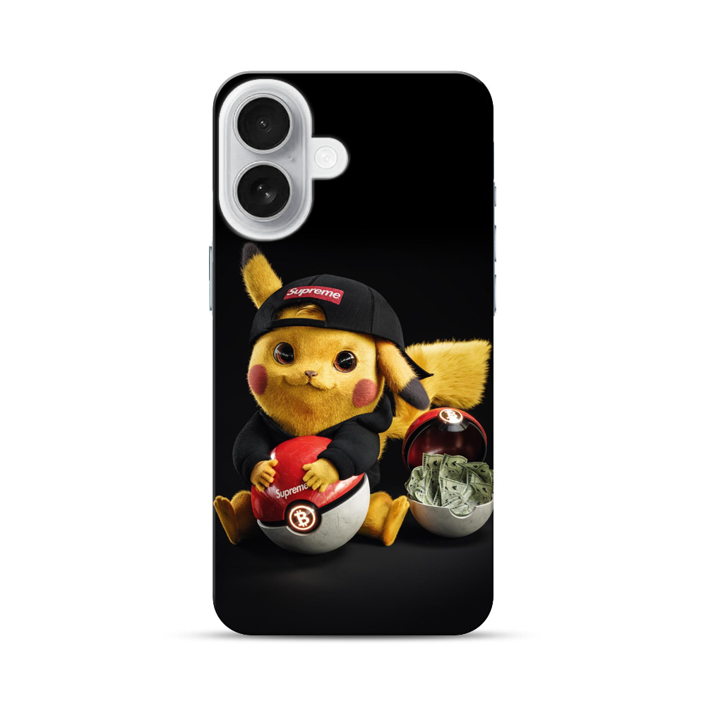 Supremeキャップピカチュウ iPhone 17オリジナルハードケース