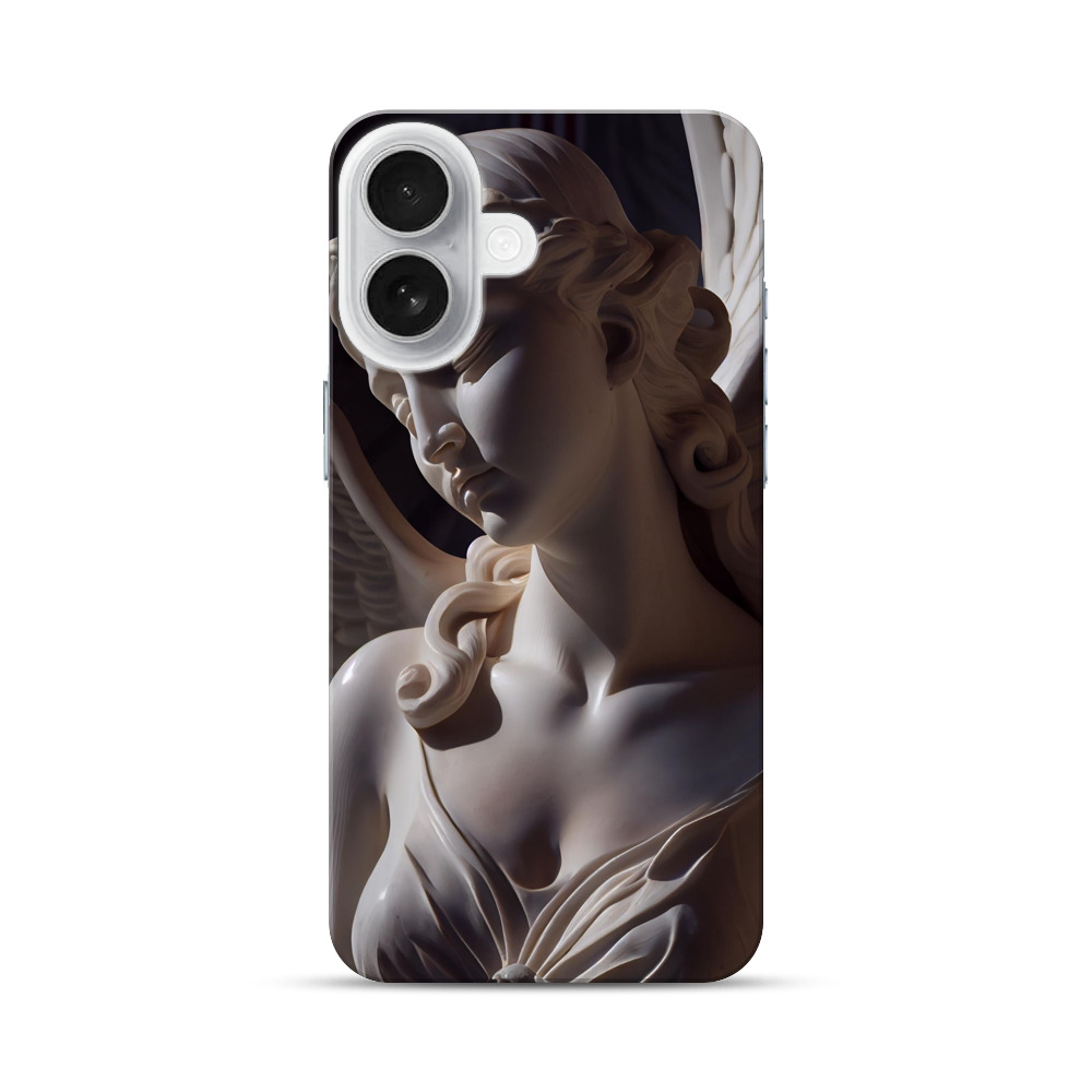 彫刻の天使胸像 iPhone 17オリジナルハードケース