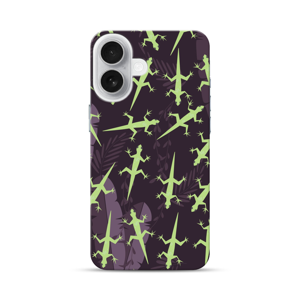 トカゲのパターン iPhone 17オリジナルハードケース