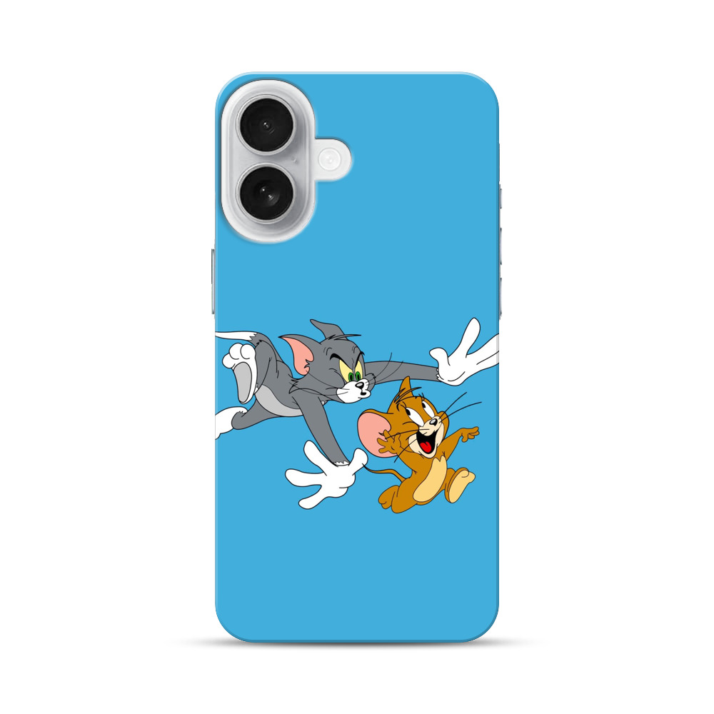 トムとジェリー追跡シーン iPhone 17オリジナルハードケース