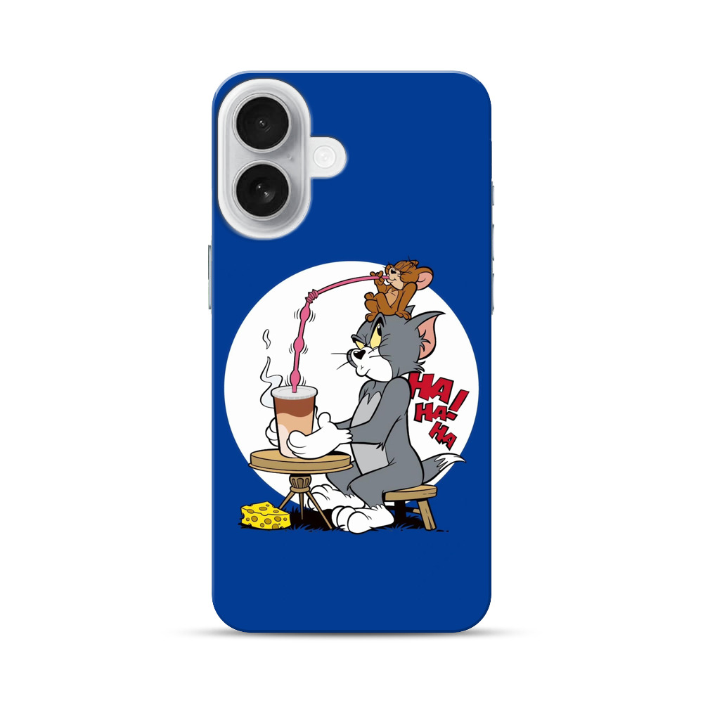 トムとジェリー飲み物 iPhone 17オリジナルハードケース