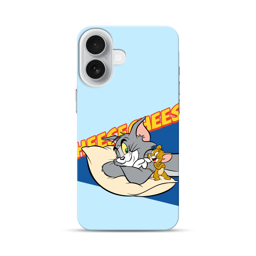 トムとジェリーとチーズ iPhone 17オリジナルハードケース