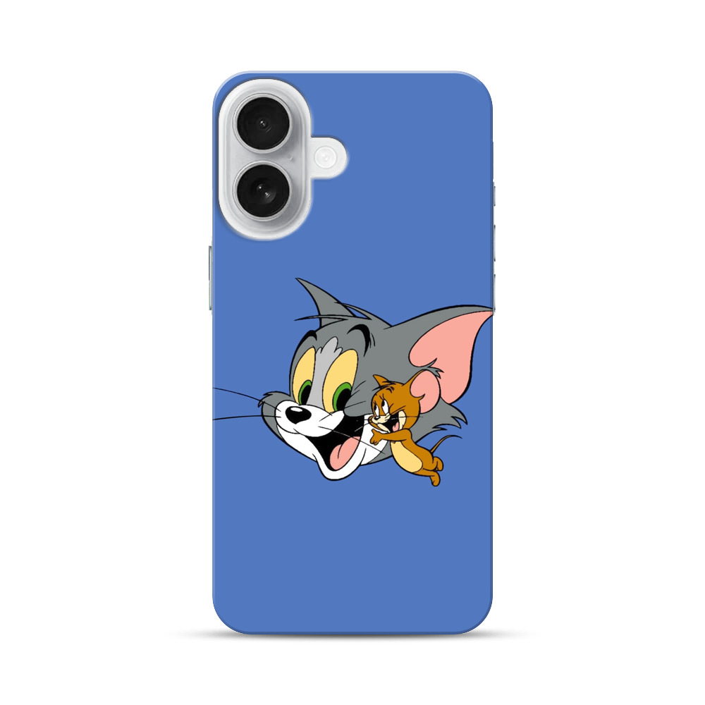 トムとジェリーの顔 iPhone 17オリジナルハードケース