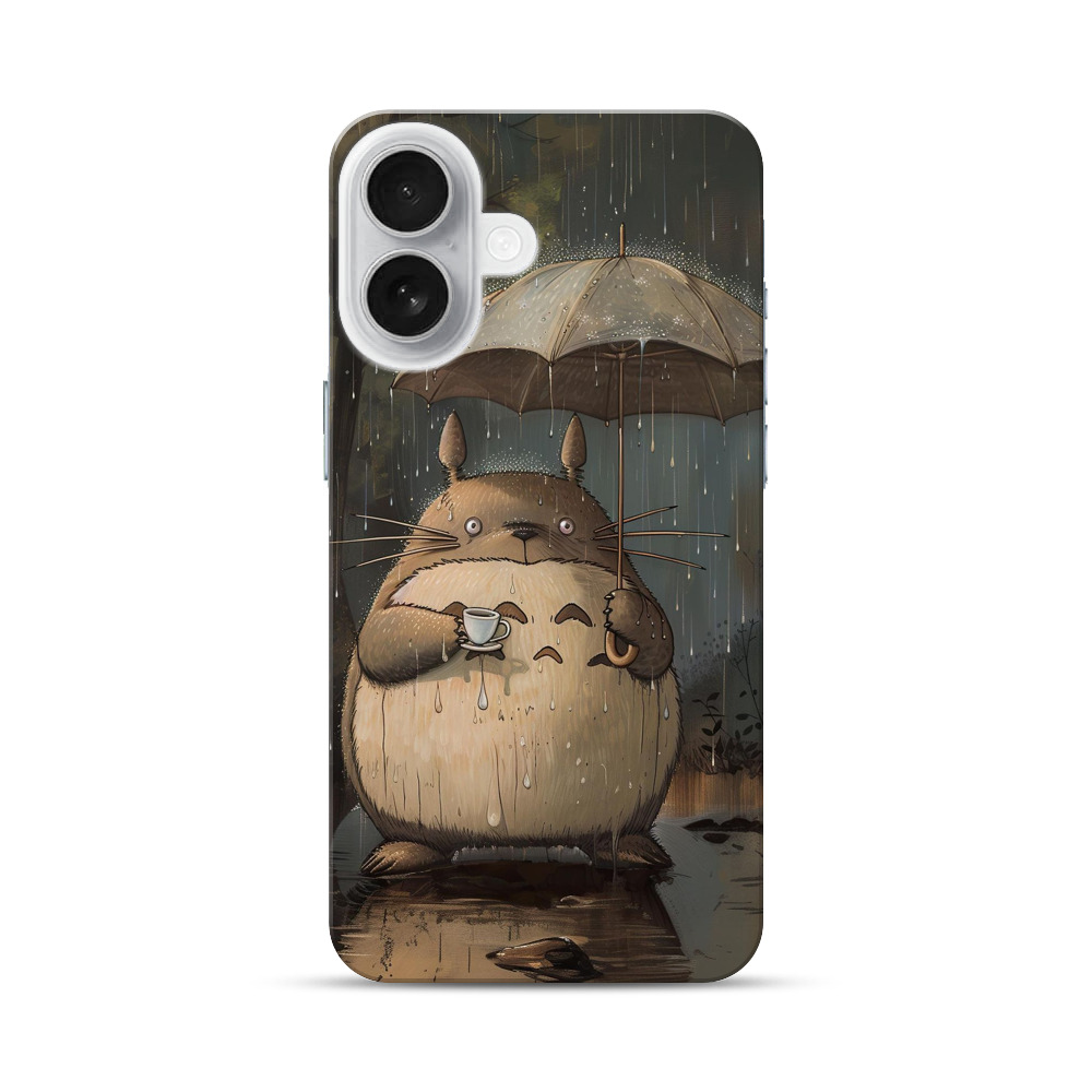 雨の中のトトロ iPhone 17オリジナルハードケース