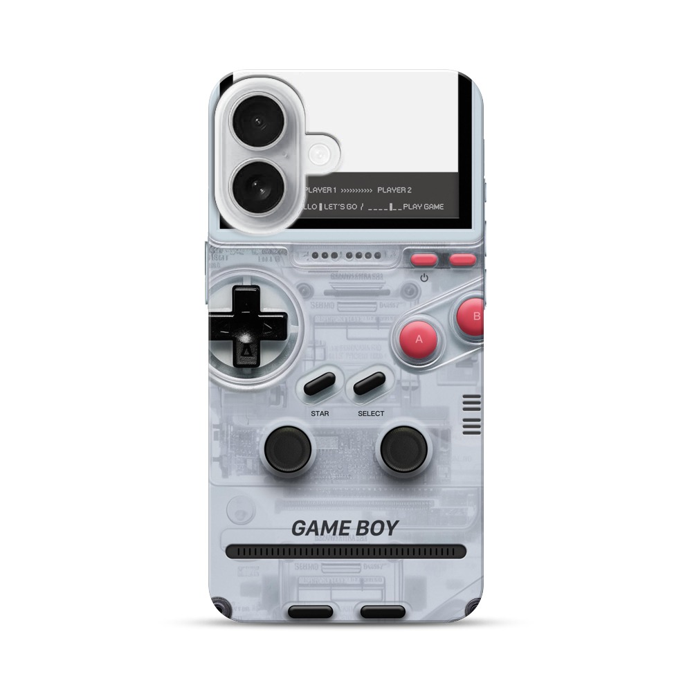 透明レトロゲームコントローラー iPhone 17オリジナルハードケース