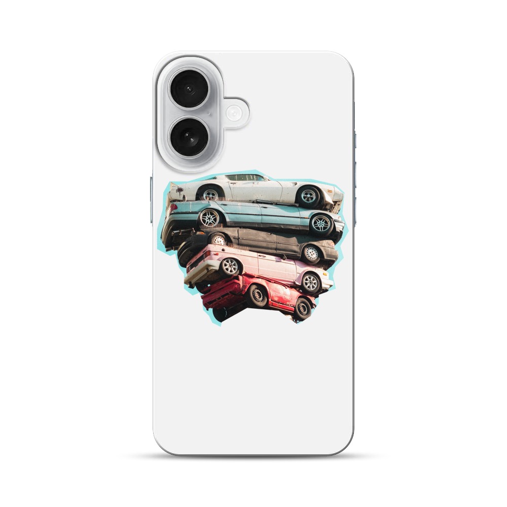 積み重なった車 iPhone 17オリジナルハードケース