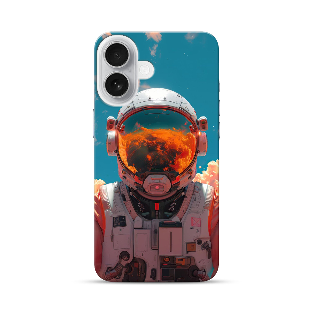 夕焼けの宇宙飛行士 iPhone 17オリジナルハードケース