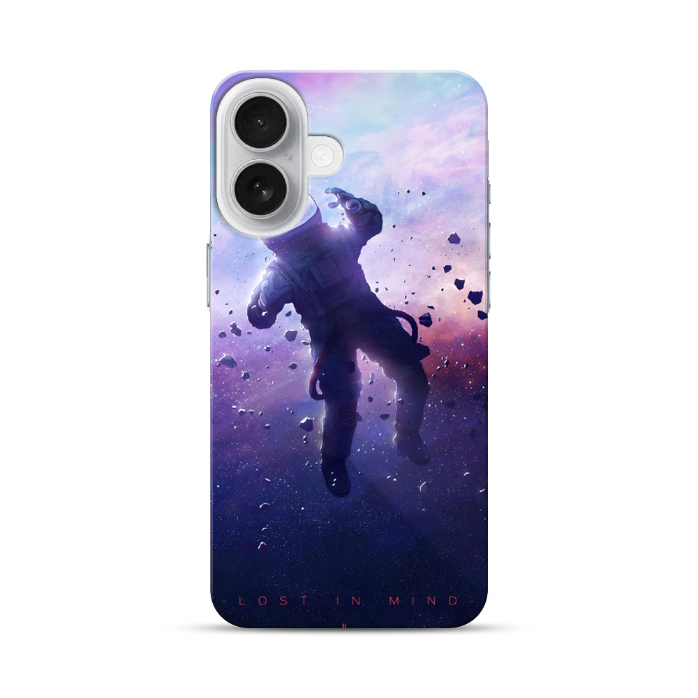 宇宙で漂う宇宙飛行士 iPhone 17オリジナルハードケース