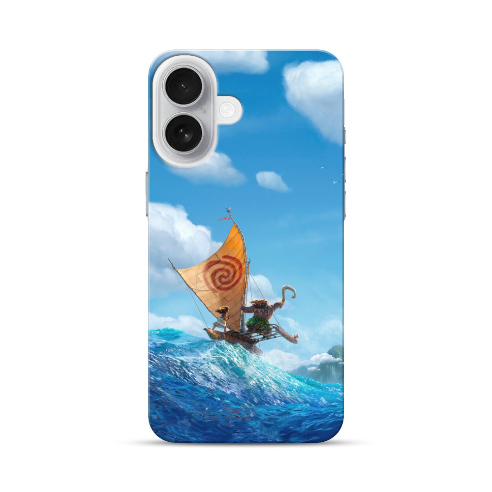 海を航海する伝統の帆船 iPhone 17オリジナルハードケース