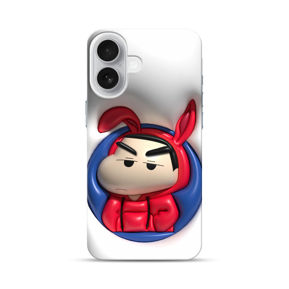 うさぎ耳フードのキャラ iPhone 17オリジナルハードケース