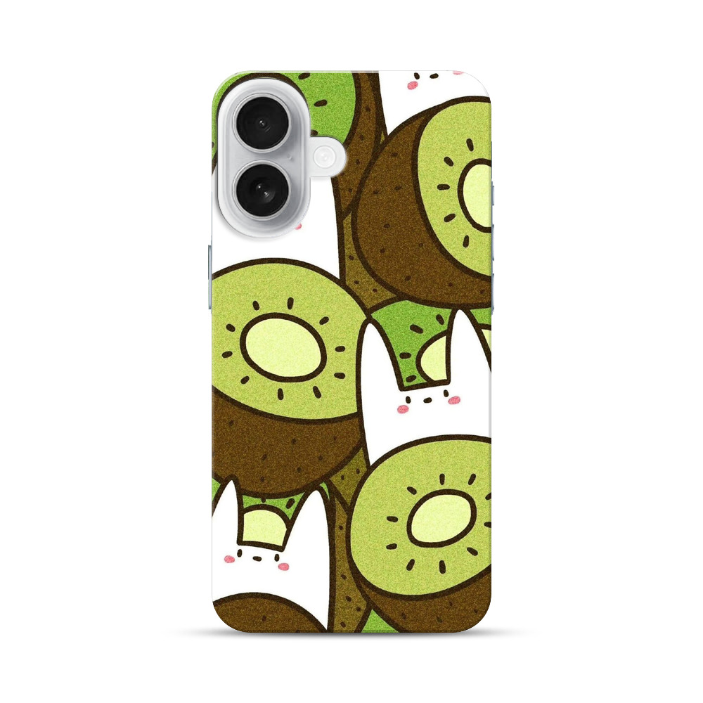 ウサギとキウイ iPhone 17オリジナルハードケース