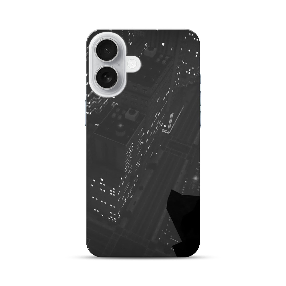 夜の都市シルエット iPhone 17オリジナルハードケース
