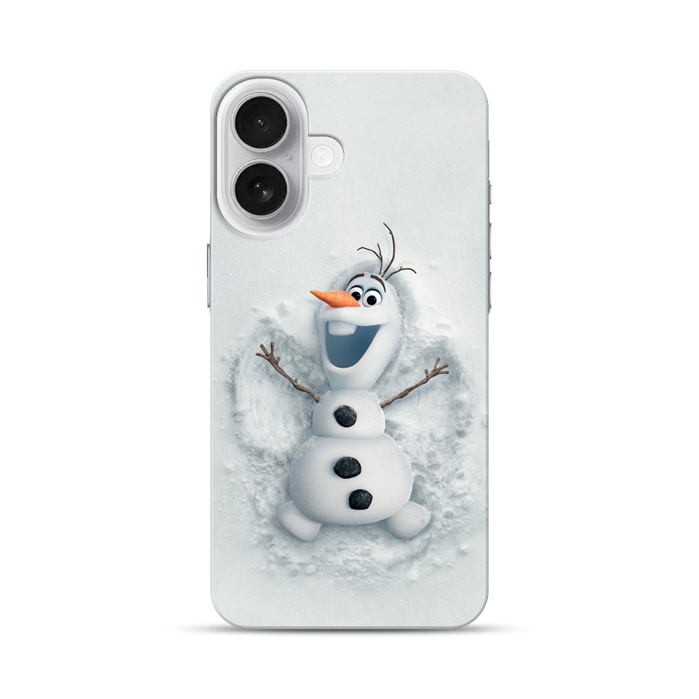 雪だるまオラフ iPhone 17オリジナルハードケース
