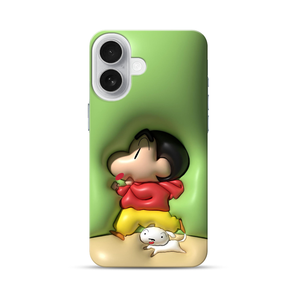 ユニークキャラクターシルエット iPhone 17オリジナルハードケース