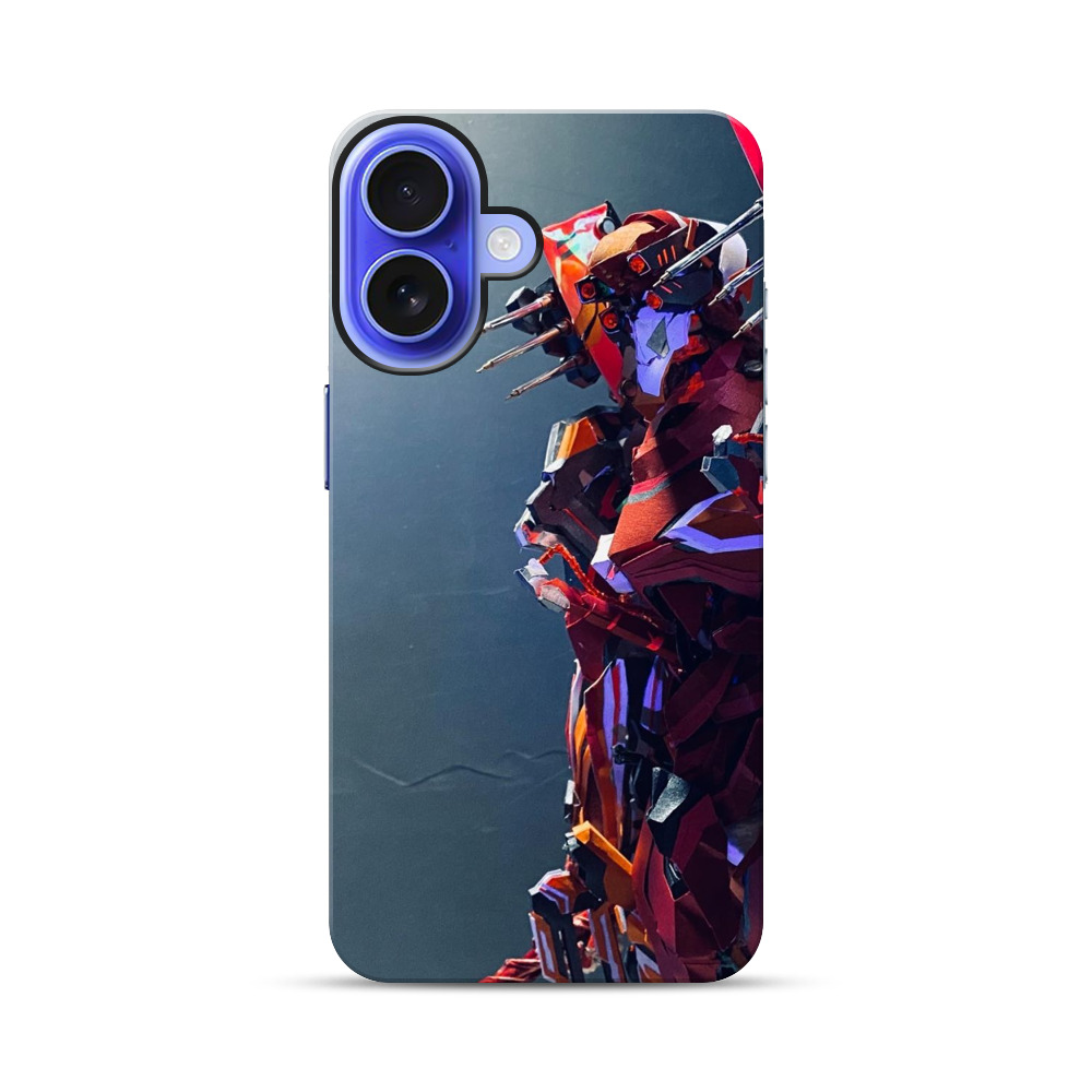 赤いメカロボット iPhone 17オリジナル耐衝撃ケース
