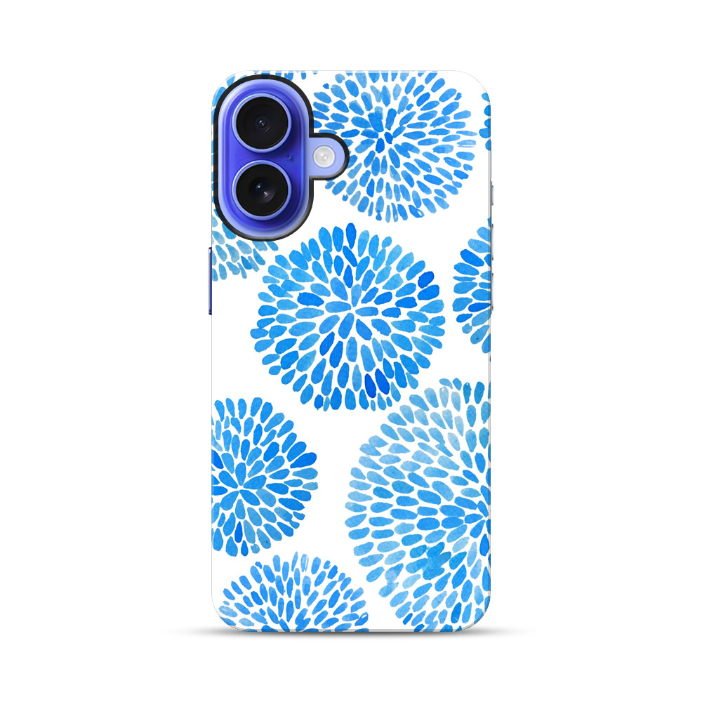 青い花のパターン floral-balls 青い花のパターン floral-balls