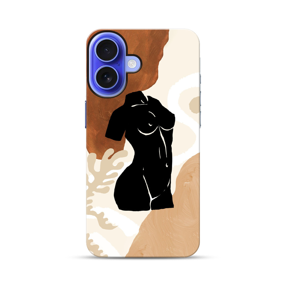 アートな人体シルエット iPhone 17オリジナル耐衝撃ケース