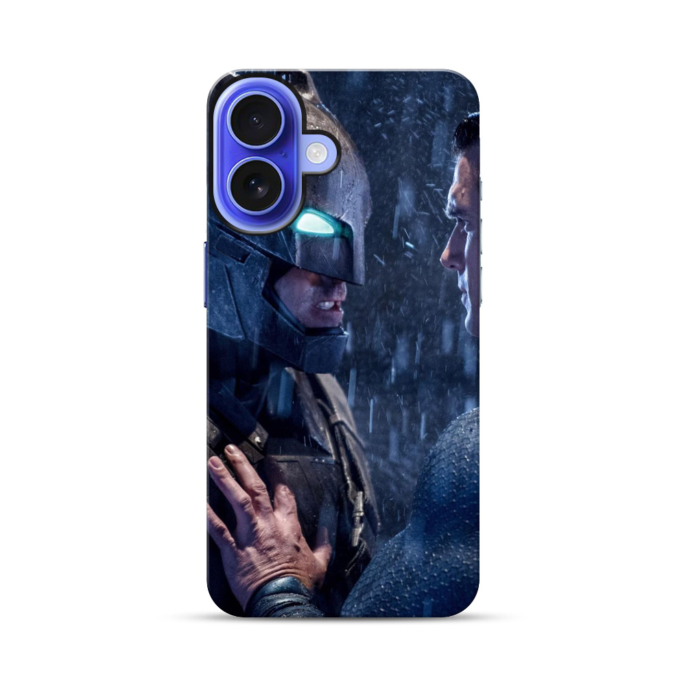 バットマンとスーパーマン対峙 iPhone 17オリジナル耐衝撃ケース