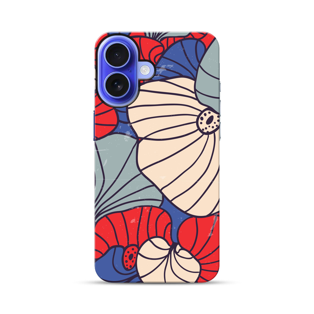 貝の模様 iPhone 17オリジナル耐衝撃ケース