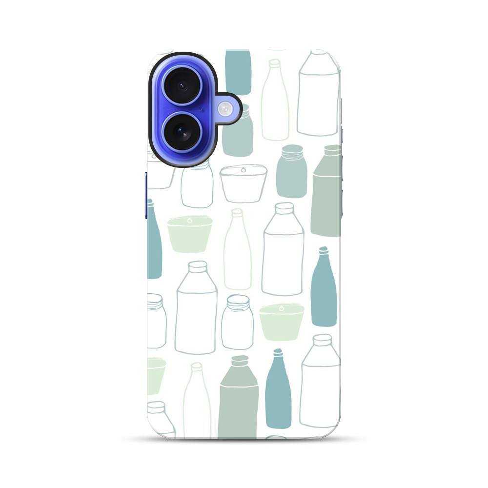 ボトルのパターン iPhone 17オリジナル耐衝撃ケース