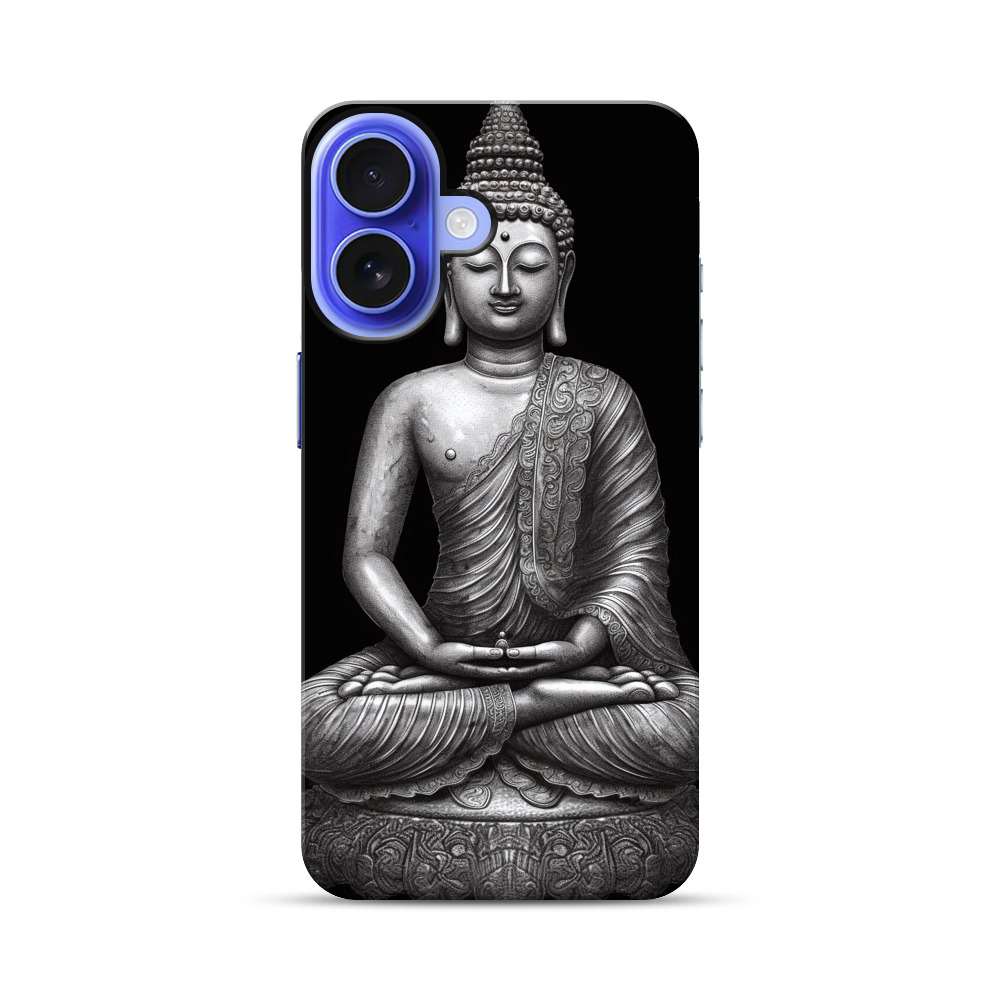 瞑想の仏像 iPhone 17オリジナル耐衝撃ケース