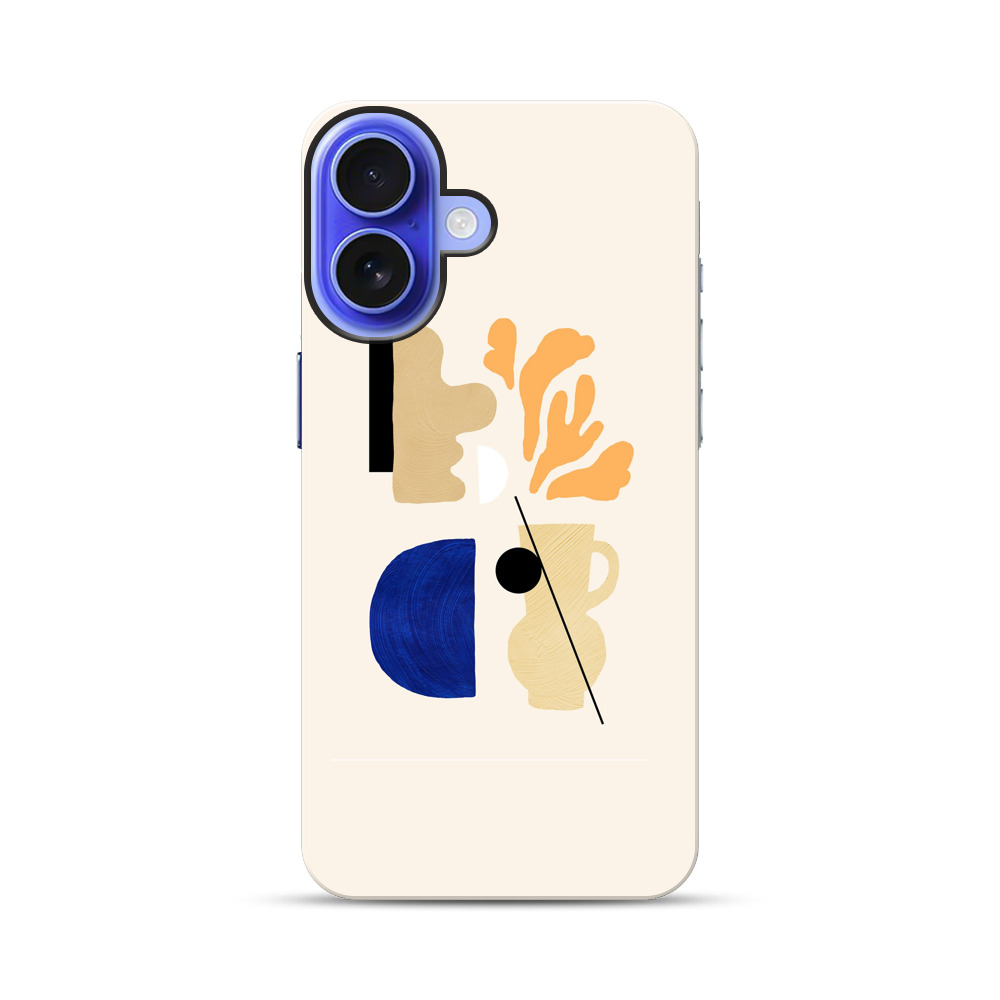 抽象アート iPhone 17オリジナル耐衝撃ケース