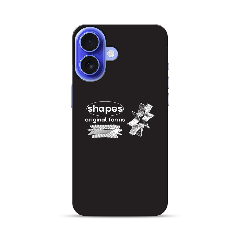抽象的な形状とデザイン iPhone 17オリジナル耐衝撃ケース