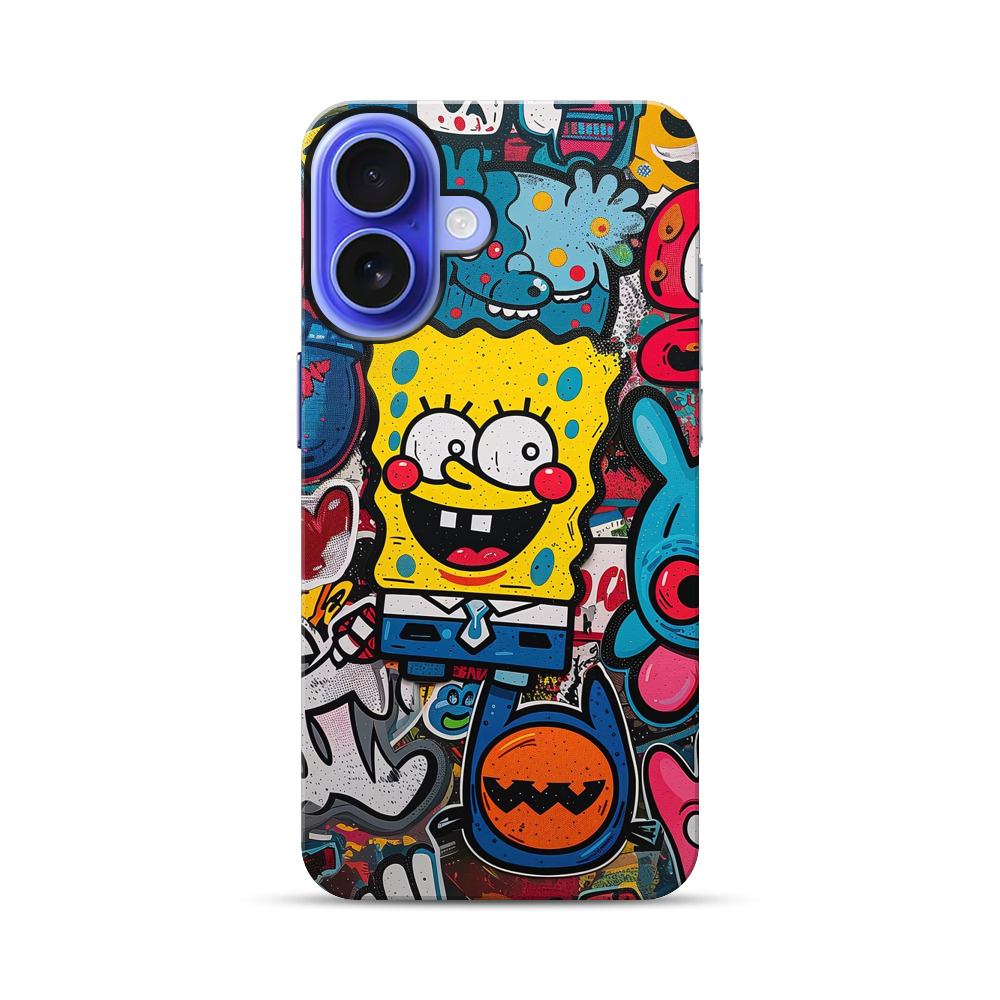 カラフルグラフィティ iPhone 17オリジナル耐衝撃ケース